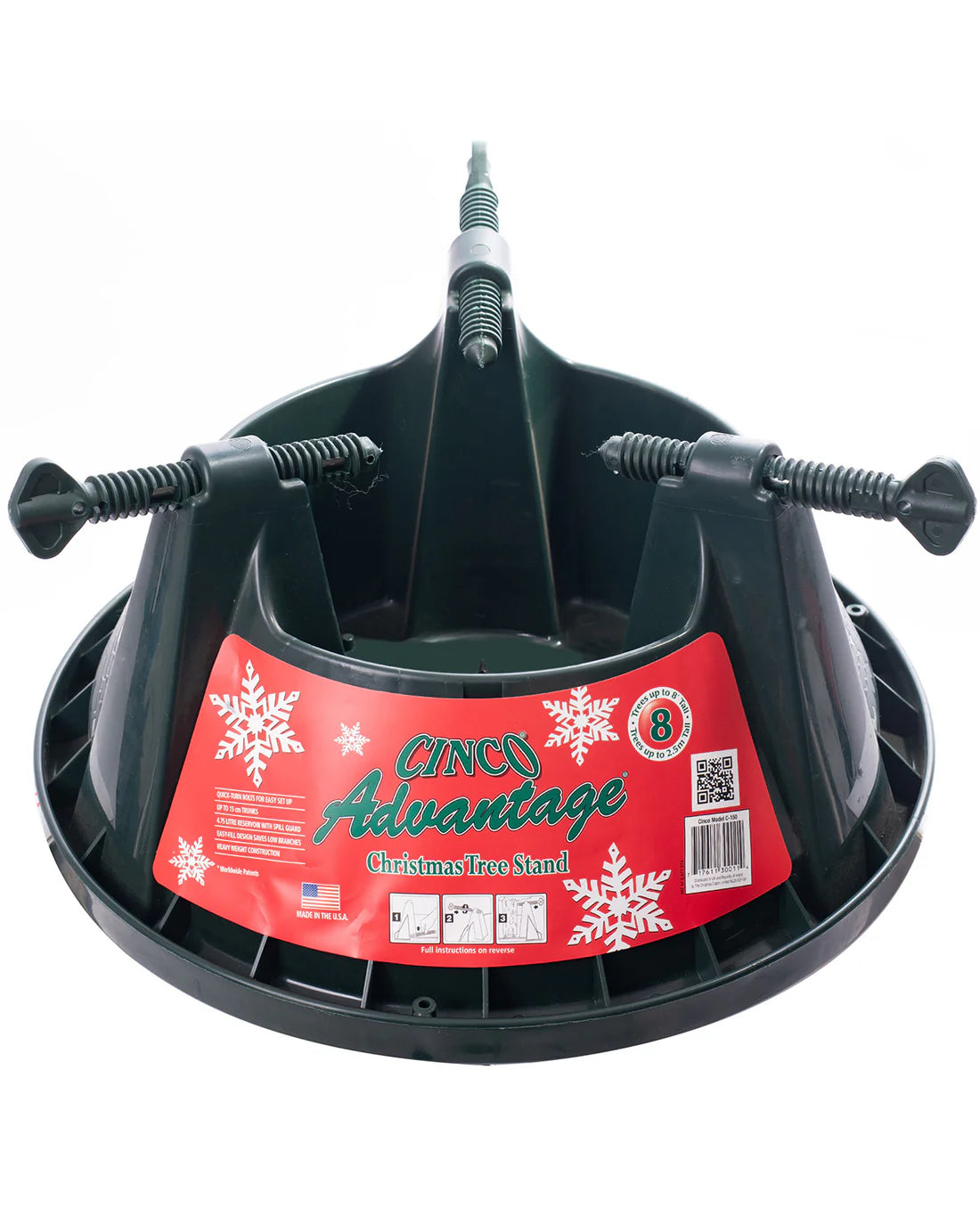 Cinco Advantage 8 – Christmas Tree Stand (Up to 8ft Trees)